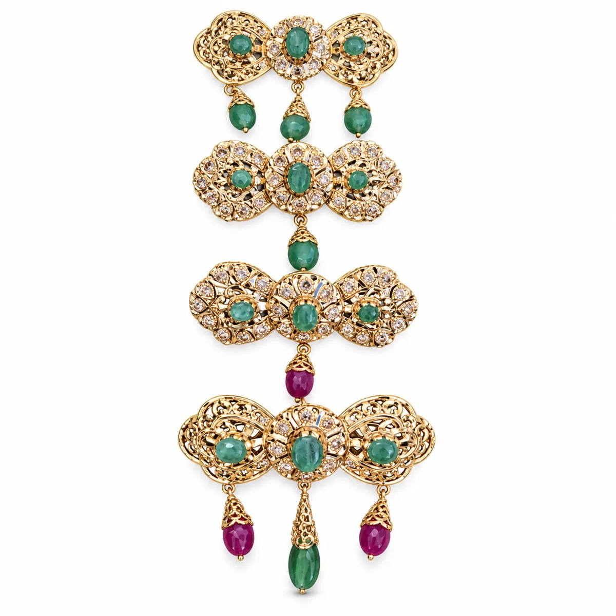 Parure en or jaune — Parures & Lebba, réf. EE-105, Essentiels Élégants Fès