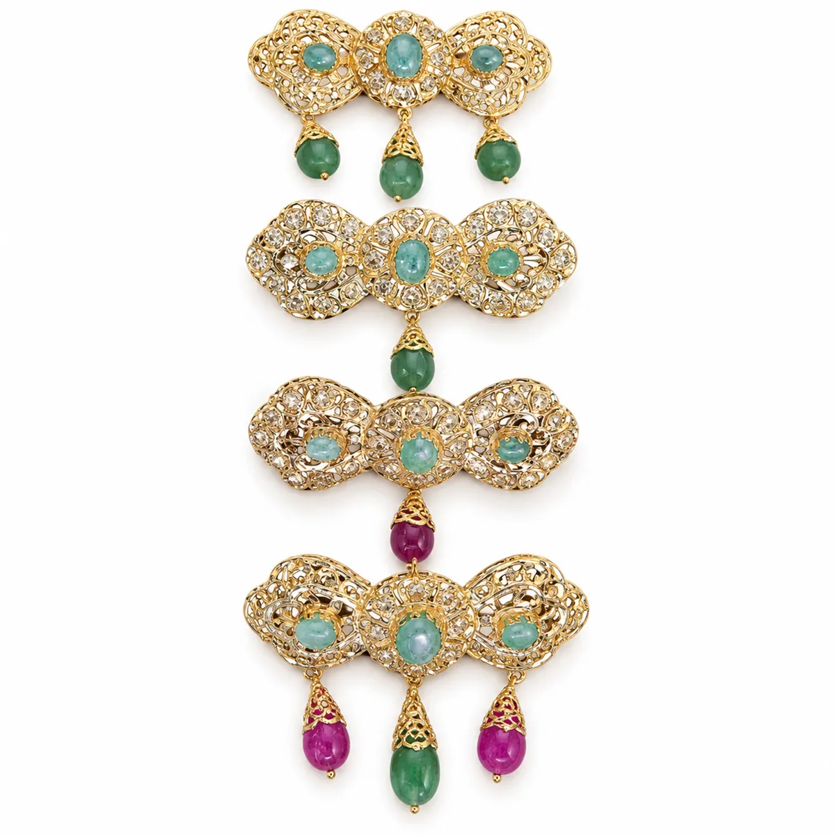 Parure en or jaune — Parures & Lebba, réf. EE-106, Essentiels Élégants Fès