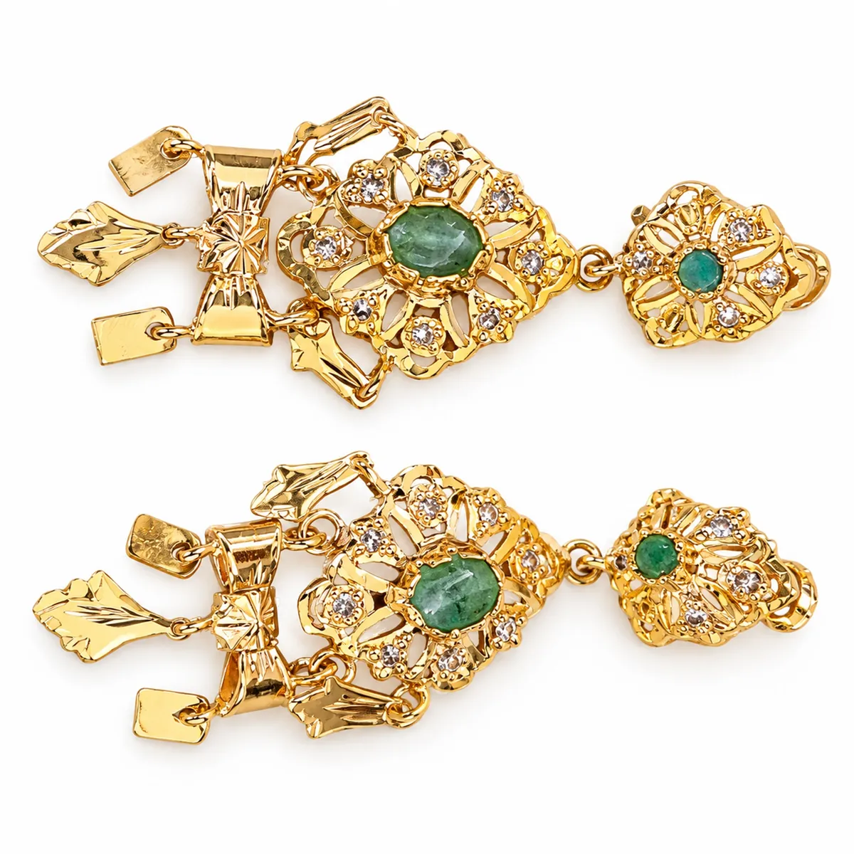 Boucles d'oreilles en or jaune — Boucles d'oreilles, réf. EE-173, Essentiels Élégants Fès