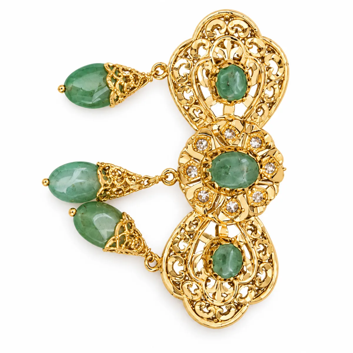 Broche en or jaune — Broches & fibules, réf. EE-174, Essentiels Élégants Fès