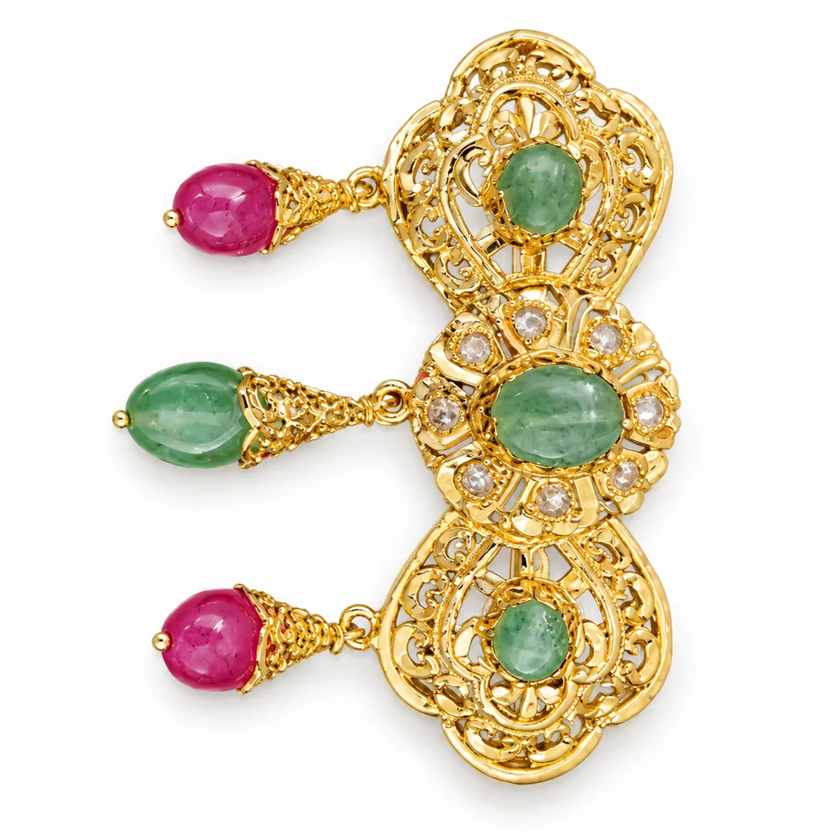 Broche en or jaune — Broches & fibules, réf. EE-177, Essentiels Élégants Fès