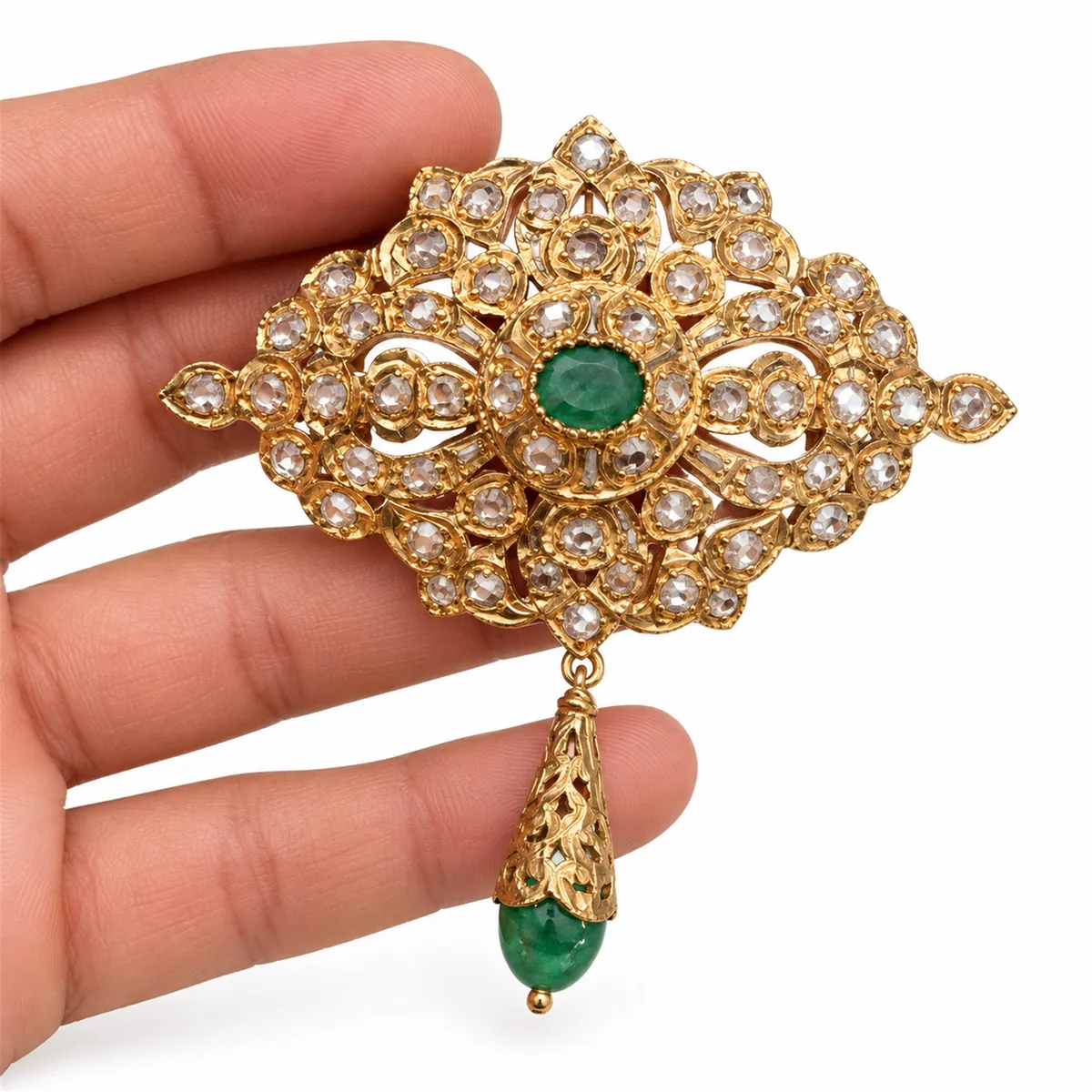 Broche en or jaune — Broches & fibules, réf. EE-215, Essentiels Élégants Fès
