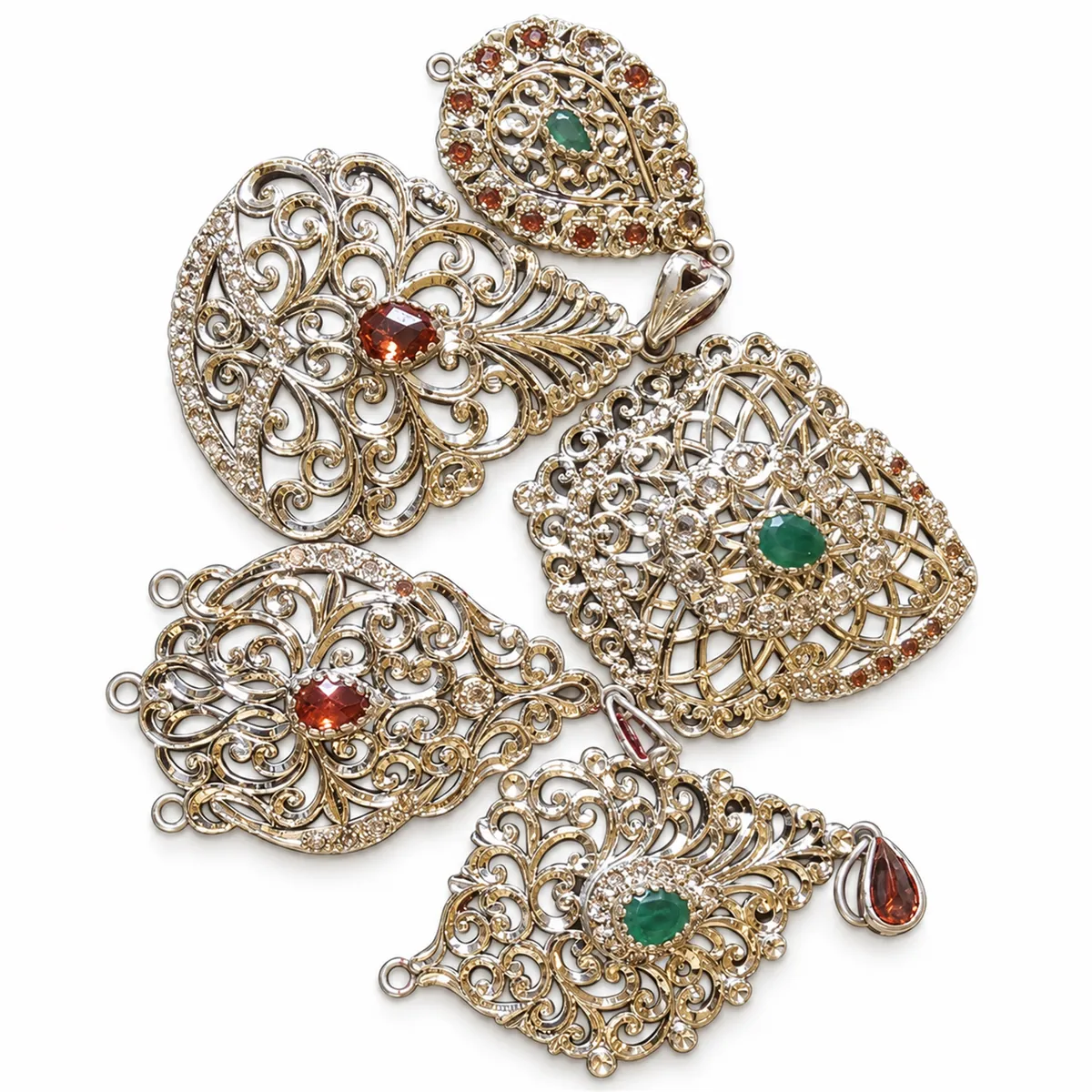 Broche en or jaune — Broches & fibules, réf. EE-243, Essentiels Élégants Fès