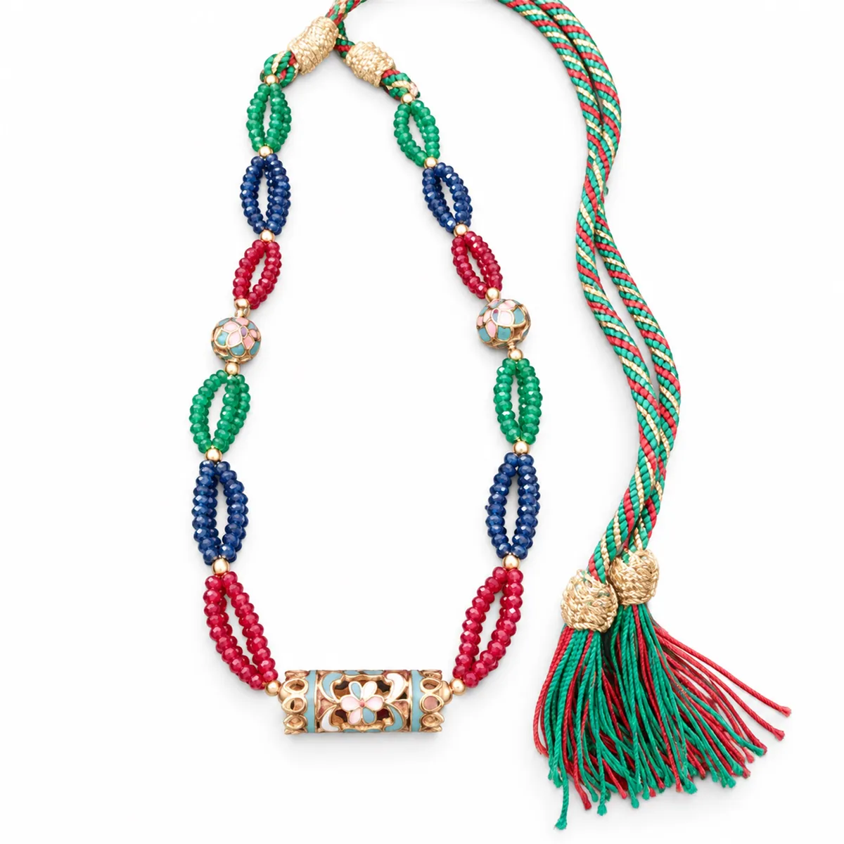 Collier de perles en or jaune — Colliers & chaînes, réf. EE-266, Essentiels Élégants Fès