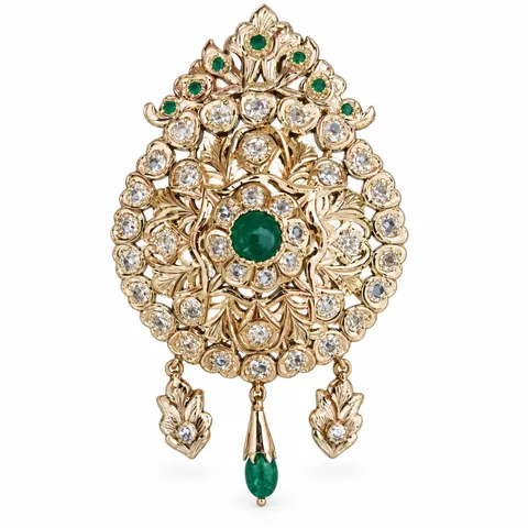 بروش · ذهب أصفر — البروشات والتزرزيت، المرجع EE-278، Essentiels Élégants فاس
