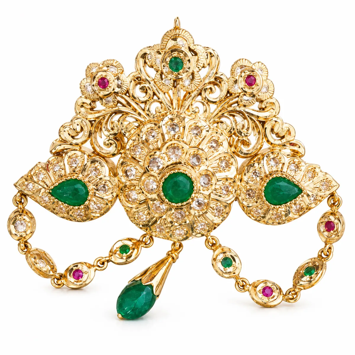 Broche en or jaune — Broches & fibules, réf. EE-292, Essentiels Élégants Fès
