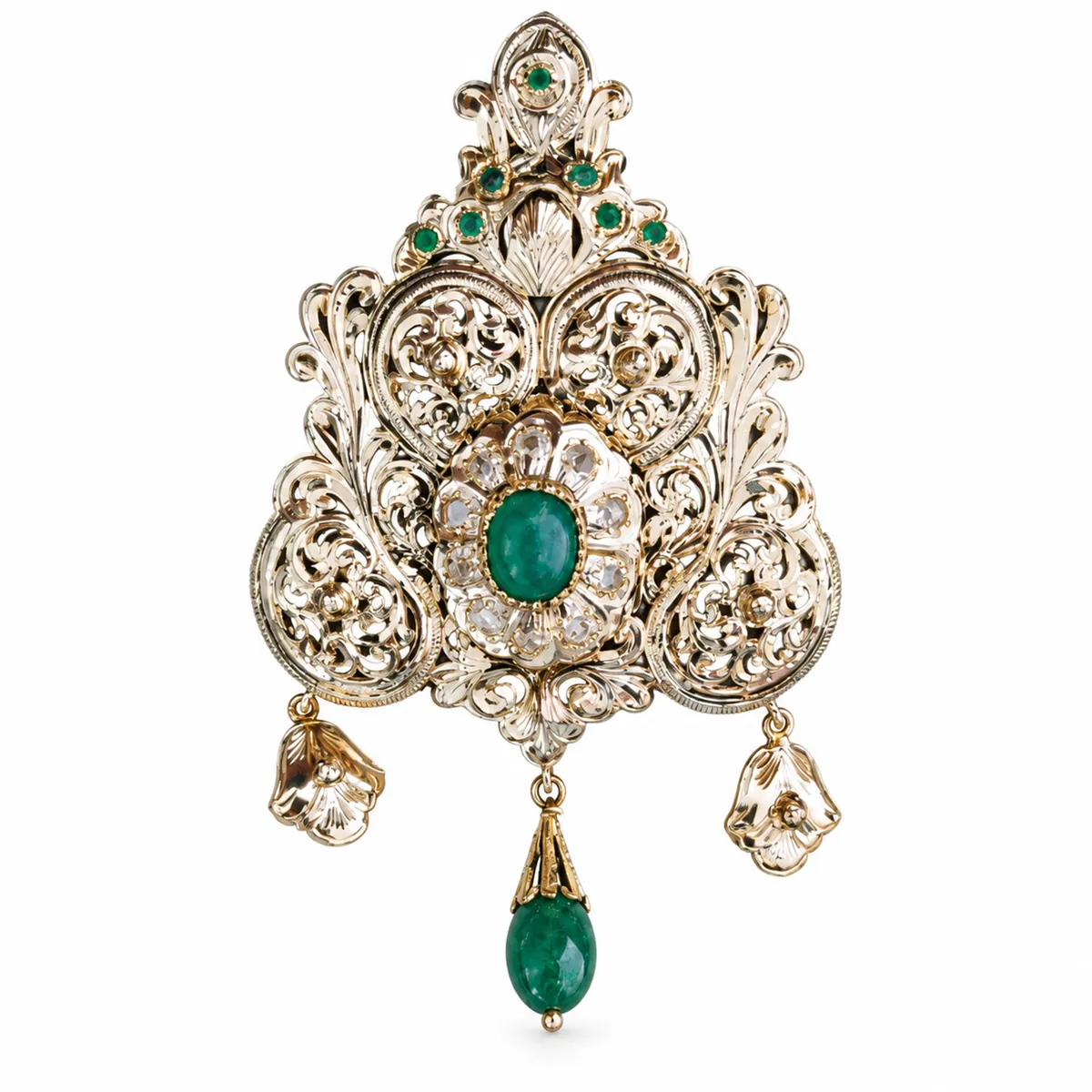 Broche en or jaune — Broches & fibules, réf. EE-295, Essentiels Élégants Fès