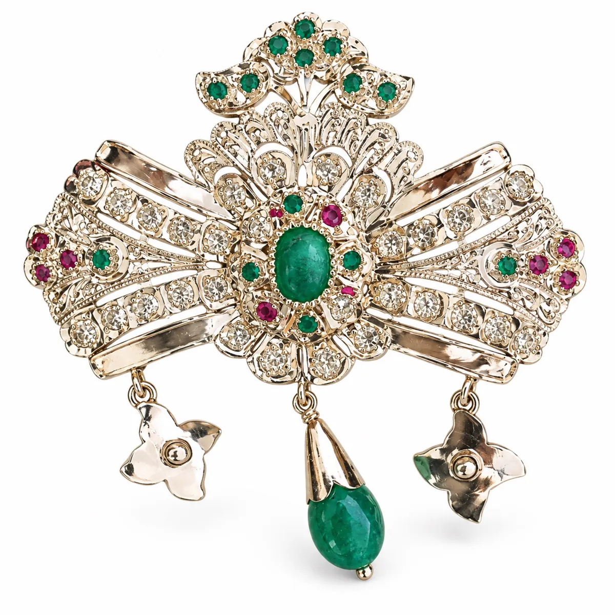 Broche en or jaune — Broches & fibules, réf. EE-296, Essentiels Élégants Fès