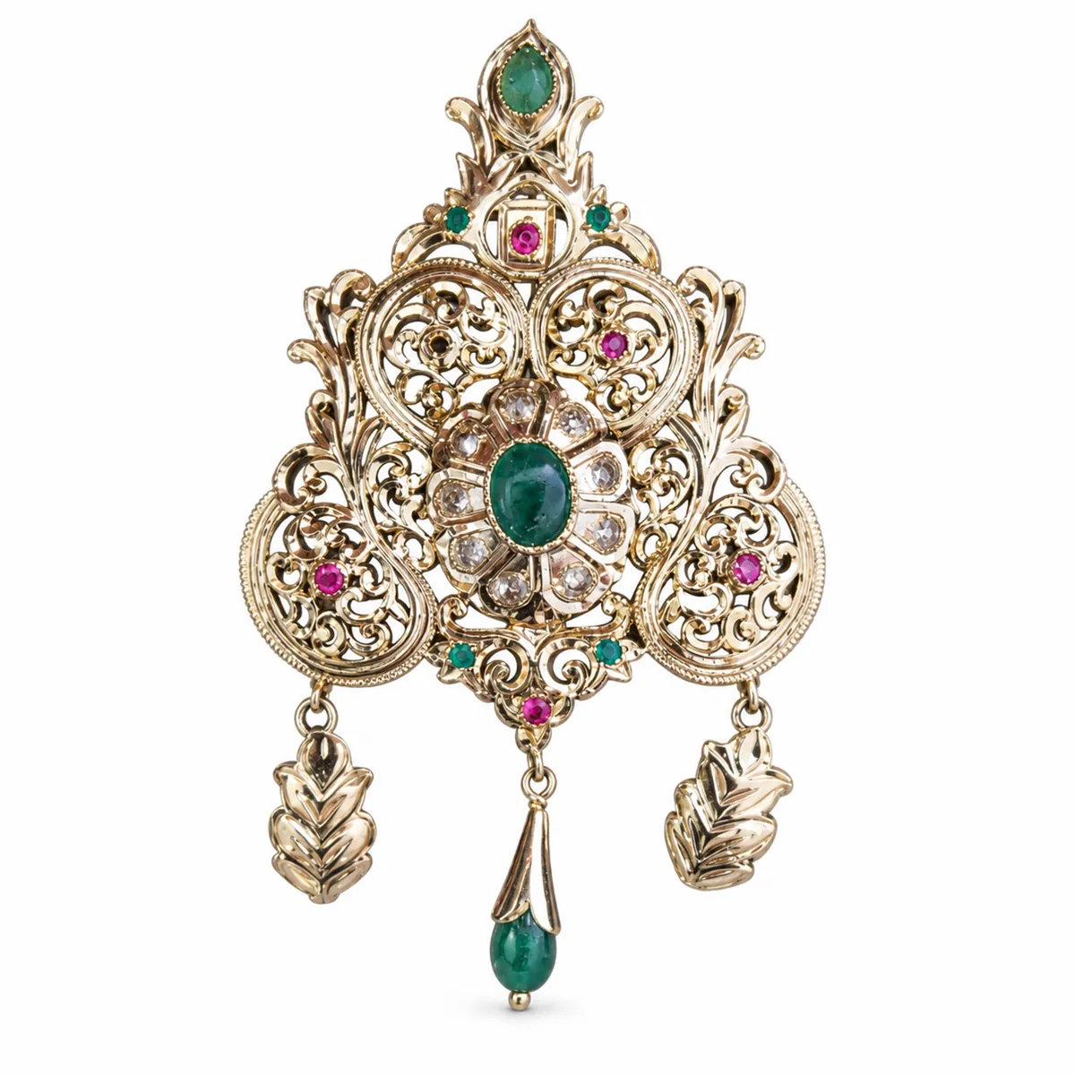 Broche en or jaune — Broches & fibules, réf. EE-303, Essentiels Élégants Fès
