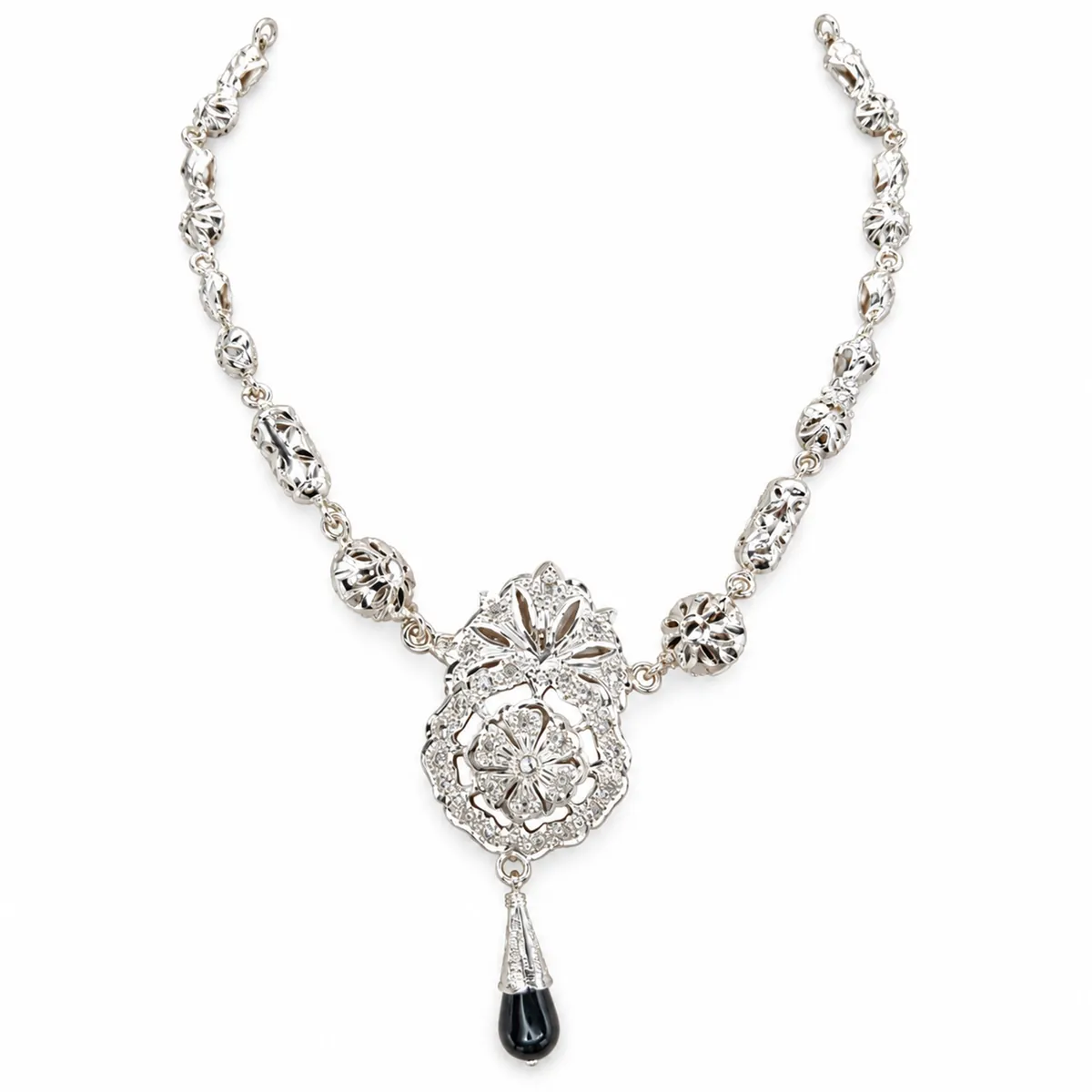 Collier en or blanc — Colliers & chaînes, réf. EE-319, Essentiels Élégants Fès