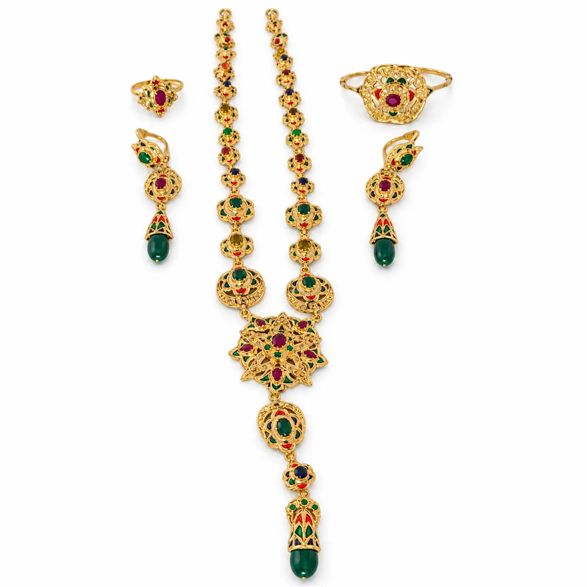 Parure en or jaune — Parures & Lebba, réf. EE-344, Essentiels Élégants Fès