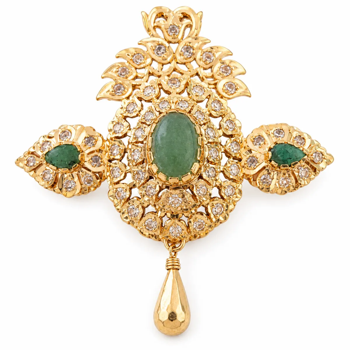 Broche en or jaune — Broches & fibules, réf. EE-352, Essentiels Élégants Fès