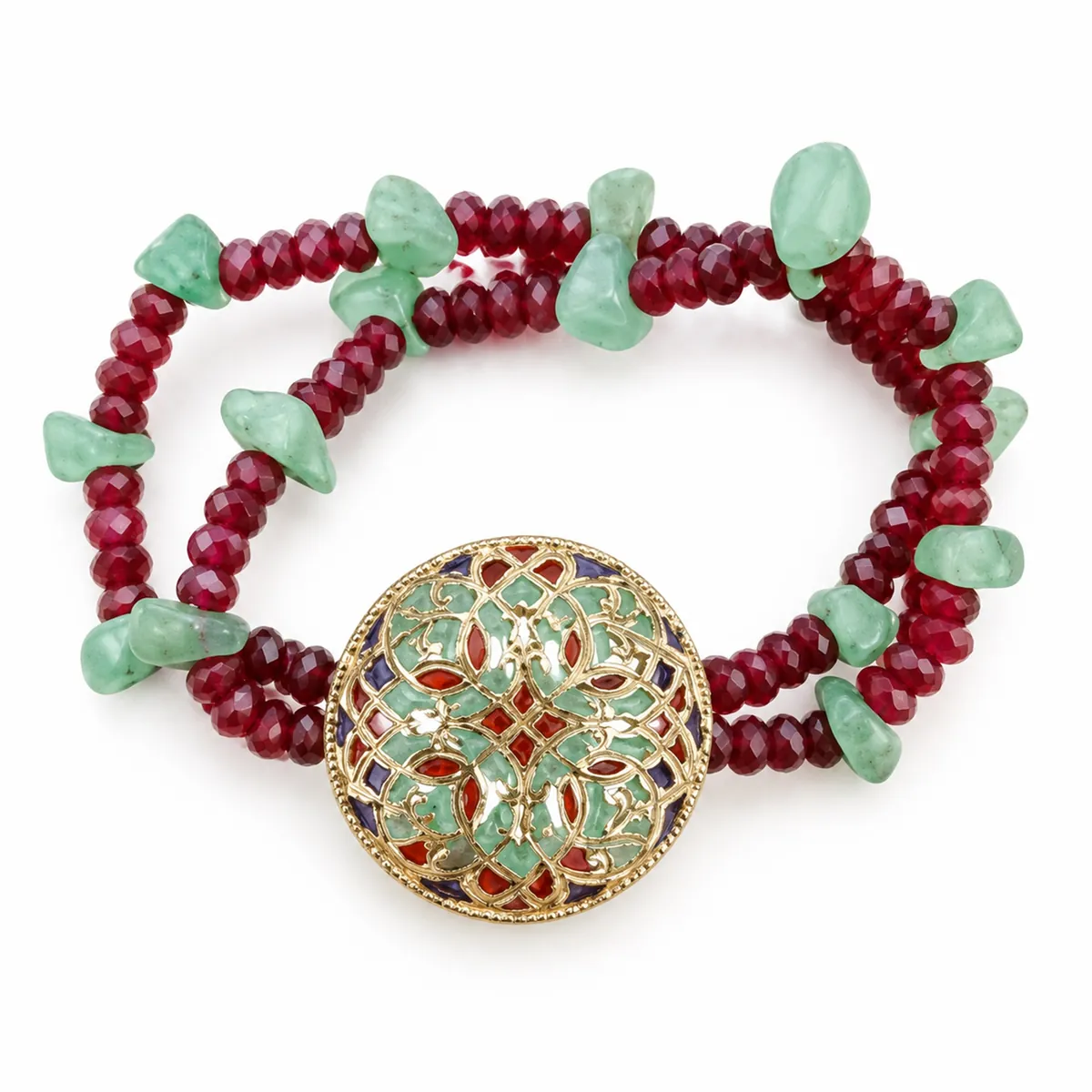 Collier de perles en or jaune — Bracelets, réf. EE-370, Essentiels Élégants Fès