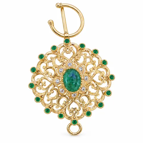 بروش · ذهب أصفر — البروشات والتزرزيت، المرجع EE-392، Essentiels Élégants فاس