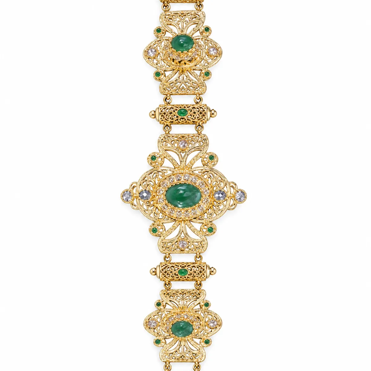 Bracelet fassi en or jaune — Bracelets, réf. EE-401, Essentiels Élégants Fès